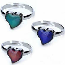 Регулируемое кольцо для женщин и мужчин, меняют цвет и температуру, парные ювелирные кольца 2024 - купить недорого