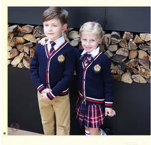 Британская школьная форма, униформа для детского сада, детская одежда для начальной школы, Детский костюм для студентов, 4 предмета, индивидуальный стиль 2024 - купить недорого