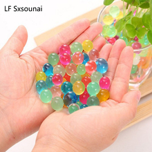 LF Sxsounai 3000pcs/bag Crystal Soil Hydrogel Gel Polymer Water Beads Flower Wedding Decoration Maison Growing Water Balls Big 2024 - buy cheap