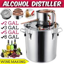 2/3/5/8GAL Distiller Moonshine Alcohol Distiller Stainless Steel DIY Home Water Wine Essential Oil Brewing Kit 2024 - buy cheap