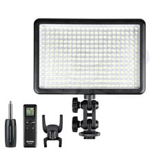 Godox-Lámpara de luz LED para vídeo + mando a distancia para cámara de vídeo DV, LED308C 3300K-5600K 2024 - compra barato