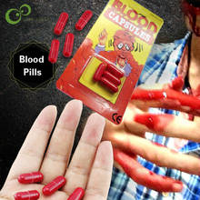 3packs=12pcs Funny Blood Pill Trick Toys Whimsy Prop Vomiting Blood Capsule April Fool's Day Joke Toys GYH YYY 2024 - buy cheap