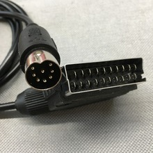 FZQWEG 6FT V-PIN EURO SCART RGB CABO PARA SEGA GENESIS 1 Frete Grátis e Rápido 2024 - compre barato