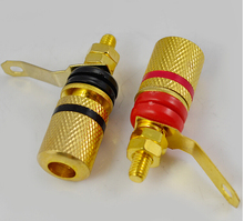 8pcs Gold Plated Audio speaker Binding Post Amplifier terminal 4mm Banana Plug Jack connector 2024 - buy cheap