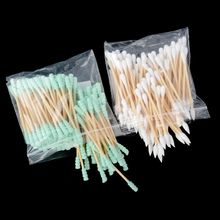 100pcs/set Wooden Double Tip Remover Cotton Swabs Buds Unique Design Nose Ears Cleaning Health Care Medical Wooden For Kids 2024 - buy cheap