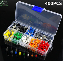 400pcs/set Insulated Cord Pin End Terminal Ferrules Kit Set Wire Copper Crimp Connector AWG 22 - 10 2024 - buy cheap