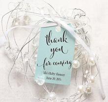 Personalized Thank You For Coming wedding welcome gift engagement Party Favor Tags baby shower open house booking Cards 2024 - buy cheap