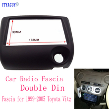 ITYAGUY 173*98MM Car Radio Fascia 2 Din for T-OYOTA Yaris Vitz Platz Stereo Radio GPS DVD Stereo Frame Dash CD DVD Player Panel 2024 - buy cheap