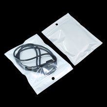9cm*15cm White/Clear Self Seal Reclosable Zipper Plastic Retail Packaging Bag Ziplock Zip Lock Bag Storage Package W/ Hang Hole 2024 - buy cheap