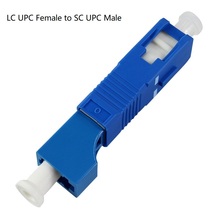 2pcs/lot LC UPC Female to SC UPC Male Single Mode Fiber Optic Hybrid Adapter Optical Adaptor Connector 2024 - buy cheap