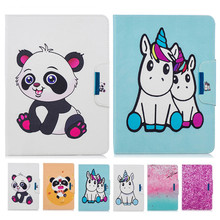 New Tablet Case For Samsung Galaxy Tab 4 Tab 4 10.1 Cute Panda Unicorn Smart Cover For Samsung Galaxy Tab 4 10.1 SM T530 T535 2024 - buy cheap