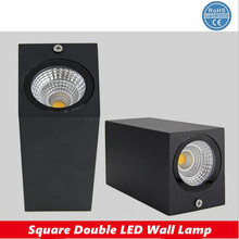 Lámpara LED de pared doble COB regulable para exteriores, 2x7W, 14W, impermeable, IP65 AC85-265V, Envío Gratis, 2 años de garantía 2024 - compra barato
