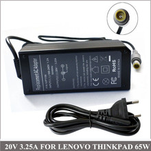 20V 3.25A 65W Notebook Charger AC Adapter For Cadernos Lenovo IBM ThinkPad Z61 Z60m Z61m Z60t Z61t Z61e Z61P L420 L421 2024 - buy cheap