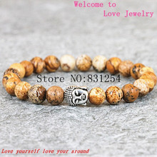 7 Style Stone Fashion Stone Buddha Beads Bracelets for Men and Women Charm Bracelets Men Jewelry 2024 - buy cheap