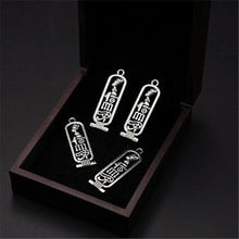 WKOUD 8pcs Silver Plated Cleopatra Monument Charm Earrings Necklace DIY Metal Jewelry  Alloy Pendants A1120 2024 - buy cheap