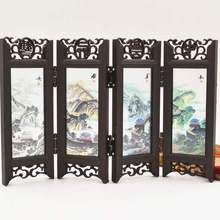 Chinese style specialty souvenir crafts antique four small screen home decorations Great Wall 2024 - buy cheap