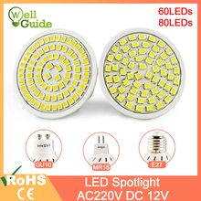 LED Spotlight E27 Gu10 Mr16 AC/DC 12V AC 220V 240V LED Lamp 60/80LEDs 3W 4W Grow Light Lampada Spot LED Bulb Full Spectrum 2024 - buy cheap