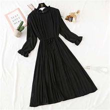 2019 spring Vintage Chiffon Floral Midi Dress Plus Size Maxi Boho Dresses Elegant Women Party Seven-quarter sleeve Dress Vestido 2024 - buy cheap