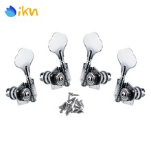 New 4pcs 2L2R Chrome Big Open Electric Bass Machine Heads Tuning Pegs Keys Tuners 2L2R for Bass Guitar 2024 - buy cheap