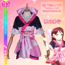 ¡Anime! Lovelive-Disfraz de Sakurauchi, Riko, Aqours, Temporada 2, momento 3, MY Dance, esta noche, precioso Kimono, uniforme, envío gratis 2024 - compra barato