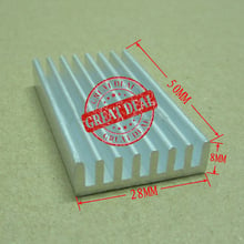 Free Ship with tracking brand new 50pc high quality aluminum heatsink 50*28*8MM chipset heatsink 2024 - buy cheap