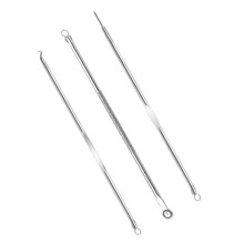 3Pcs/Set Acne Removal Needle Blackhead Remover Safety Stainless Facial Acne Spot Pimple Remover Extractor Tool Comedone#35 2024 - buy cheap