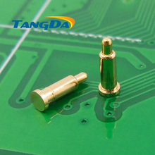 Tangda DHL/EMS D2 * 7 мм 1000 шт. pogo pin коннектор, пружина батареи для мобильных телефонов, 1P наперсток поверхностного монтажа SMD, золотая пластина 1u "1.2A 2024 - купить недорого