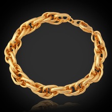 Men / Women Bracelet Yellow Gold Color Wheat Chain Bracelets & Bangles Wholesale Free Shipping Trendy Hand Jewelry H5187 2024 - buy cheap