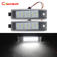 Cawanerl For Toyota RAV4 Hiace Vanguard 2 Pieces Car Accessories LED Lamp Number License Plate Light Kit White 12V Styling 2024 - buy cheap