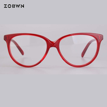 Monturas para gafas con diseño de ojo de gato, monturas para gafas de mujer, gafas de espejo para mujer, gafas de vino para mujer, montura sencilla para gafas deportivas 2024 - compra barato