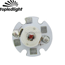 Topledlight Customize 1W-3W High Power Led Chip Yellow 585-595nm Led Emitter Lamp Light On 16mm Aluminun PCB Board 50PCS 2024 - buy cheap