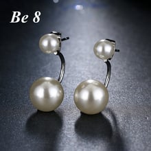 Be8 Brand Simulated-Pearl Simple Dismountable Earrings Exquisite Brincos Boucle D'oreille For Femme Wedding Party Gifts E-245 2024 - buy cheap