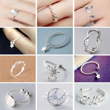 QIAMNI модное круглое кольцо на палец со стрелкой, подарок на день рождения, со снежиной, кошкой, рыбкой, хвостом, собачкой, лапой, Рождественское украшение 2024 - купить недорого