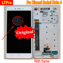 Original Best Note4 LCD Display Touch Screen Digitizer Assembly with Frame for Xiaomi Redmi Note 4 MTK Helio X20 2024 - buy cheap