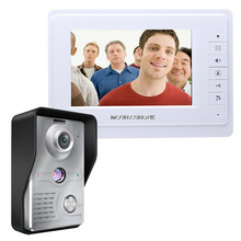 Interfone de vídeo à prova d'água, interfone com câmera e visão noturna para segurança da casa, tela lcd de 7 polegadas 2024 - compre barato