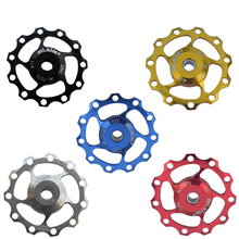 2 pçs/lote 11T 7075 Estrada MTB Jockey Roda De Alumínio CNC Rolamento Jockey Rodas Desviador Traseiro Polia para SHIMANO SRAM 2024 - compre barato