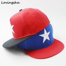 LOVINGSHA Boy Gorras de Béisbol de Moda Big Star Diseño 3-8 Años viejo Chico Snapback Capsula Alto Qaulity Tapa Ajustable Para La Muchacha CC087 2024 - compra barato