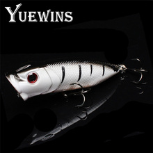 Yuewins 7cm 12.1g Popper Fishing Lure Quality Topwater Crankbait Wobblers Artificial Hard Bait 6 colors Fishing Bait QA230 2024 - buy cheap