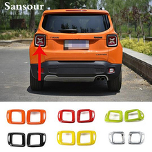 Sansour-cubierta de lámpara trasera de coche ABS, accesorios de decoración para Jeep Renegade 2015 Up, estilo de coche 2024 - compra barato