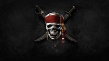 Movie Pirates Caribbean pirate Human Skeleton Black photo backdrop High quality Computer print party background 2024 - buy cheap