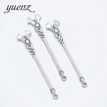 YuenZ 8 pcs Antique Silver color Game animation weapon Charms for diy charms pendant necklace jewelry making M51 2024 - buy cheap