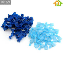 100Pcs Insulated T Tap Electrical Cable Connectors Quick Splice Wire Terminal Spade Crimp Connector 2024 - buy cheap