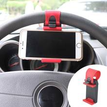 Car Vehicle Steering Wheel Phone Socket Holder Bracket Mount Rubber Band Cellphone Support 2024 - buy cheap