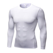 YD Quick Dry Compression Tight Jersey Fitness Gym Training T-shirt Sports Running Bodybuilding Long Sleeve T Shirts Men 2024 - buy cheap