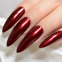 Sexy Sugar Red Press on Nails Extra Long Stiletto Fake Nails gel Shine Party Finger Decoration Nail Tips Set of 24 2024 - buy cheap
