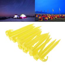 20Pcs Garden Plastic Stakes Tent Pegs for Holding Down the Tents Garden Netting Tarps 2024 - buy cheap