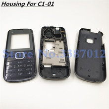New For Nokia C1-01 Full Complete Housing Back Cover+Middle Frame+Keyboard+Logo 2024 - buy cheap