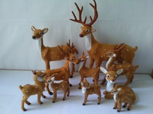 Simulação sika modelo de cervo, polietileno & furs falsos, artesanato, adereço, decoração de casa de brinquedo, presente a1866 2024 - compre barato