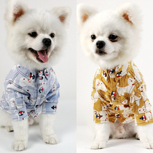 Camiseta de algodón con chaleco para perros, ropa de verano para perros pequeños, camisas para Chihuahua, Yorkshire, ropa para cachorros y gatos, productos para mascotas 2024 - compra barato