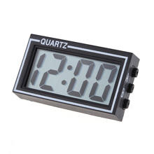 Mini Lighted Digital Car Clock Auto Car Truck Dashboard Date Time Calendar Black High Quality Vehicle Electronic Digital Clock 2024 - buy cheap